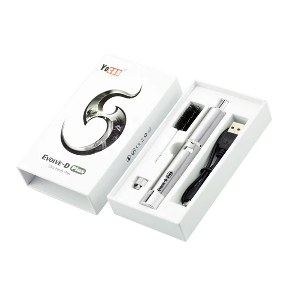 
Powerful Yocan Evolve-D Plus dry herb vaporizer pen with huge heating chamber and dual-function mouthpiece 