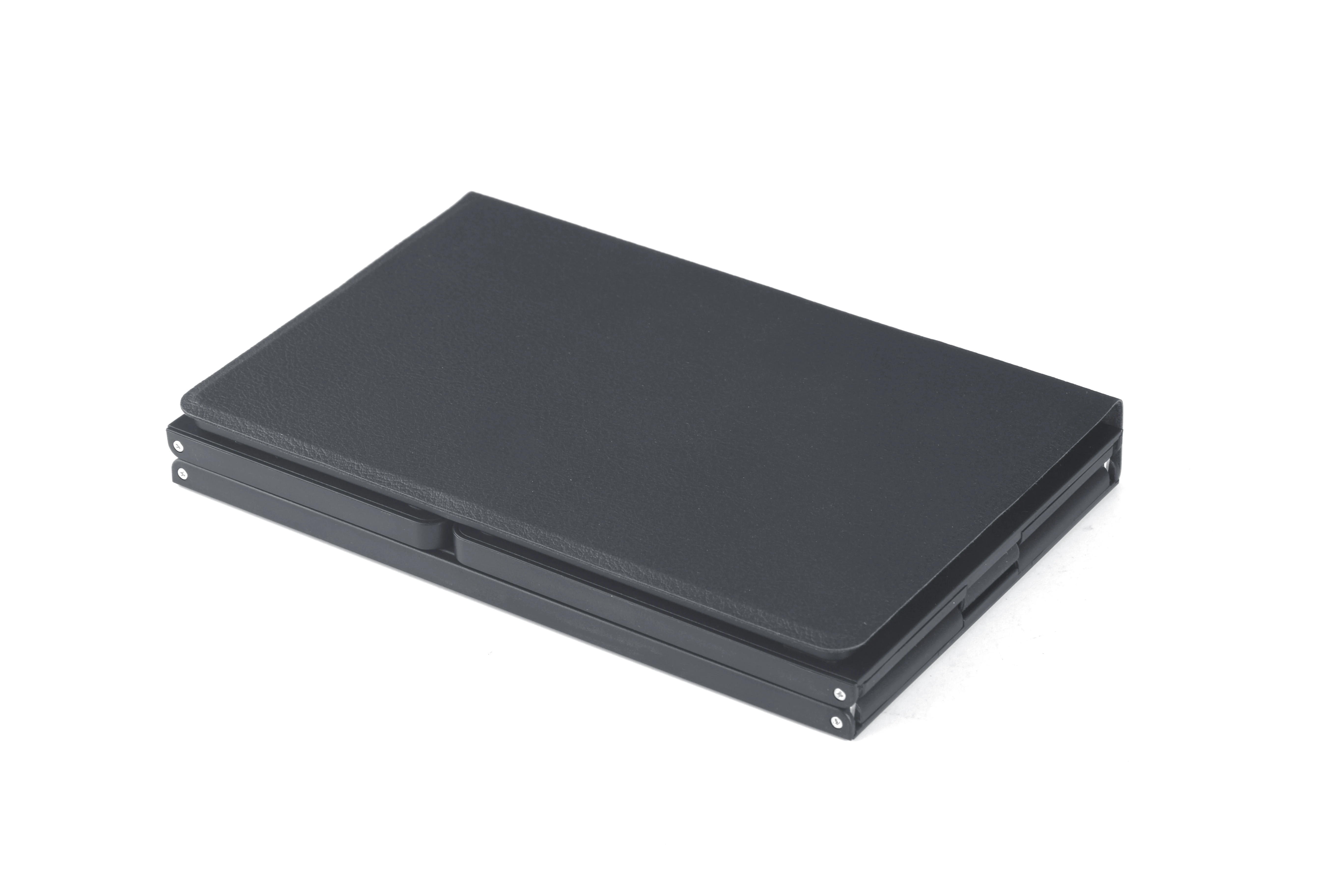 Slim Portable 84 keys triple folding foldable keyboard wireless bluetooth keyboard with touchpad keyboard for phone tablet ipad