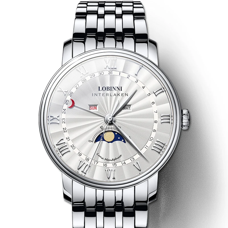 Quartz Watch Watches Hand Wrist Watch Factory Price Custom Logo Stainless Steel for Men 2020 LOBINNI MIYOTA Round 9mm 4 Colors