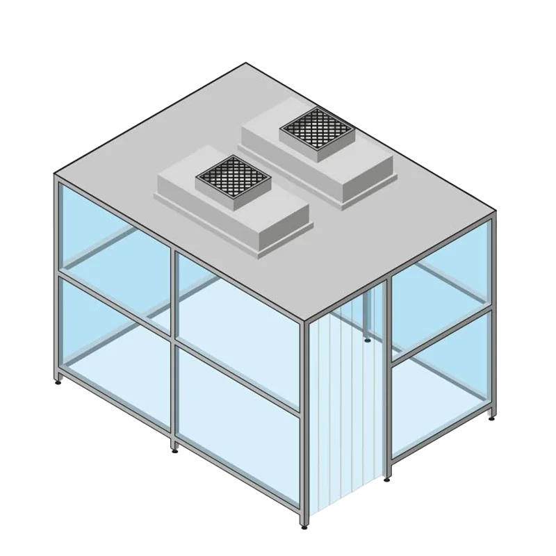 Modular Dust Free Clean Room Equipment Gmp Standard Gmp Cleanroom Modular Clean Room Pass Box