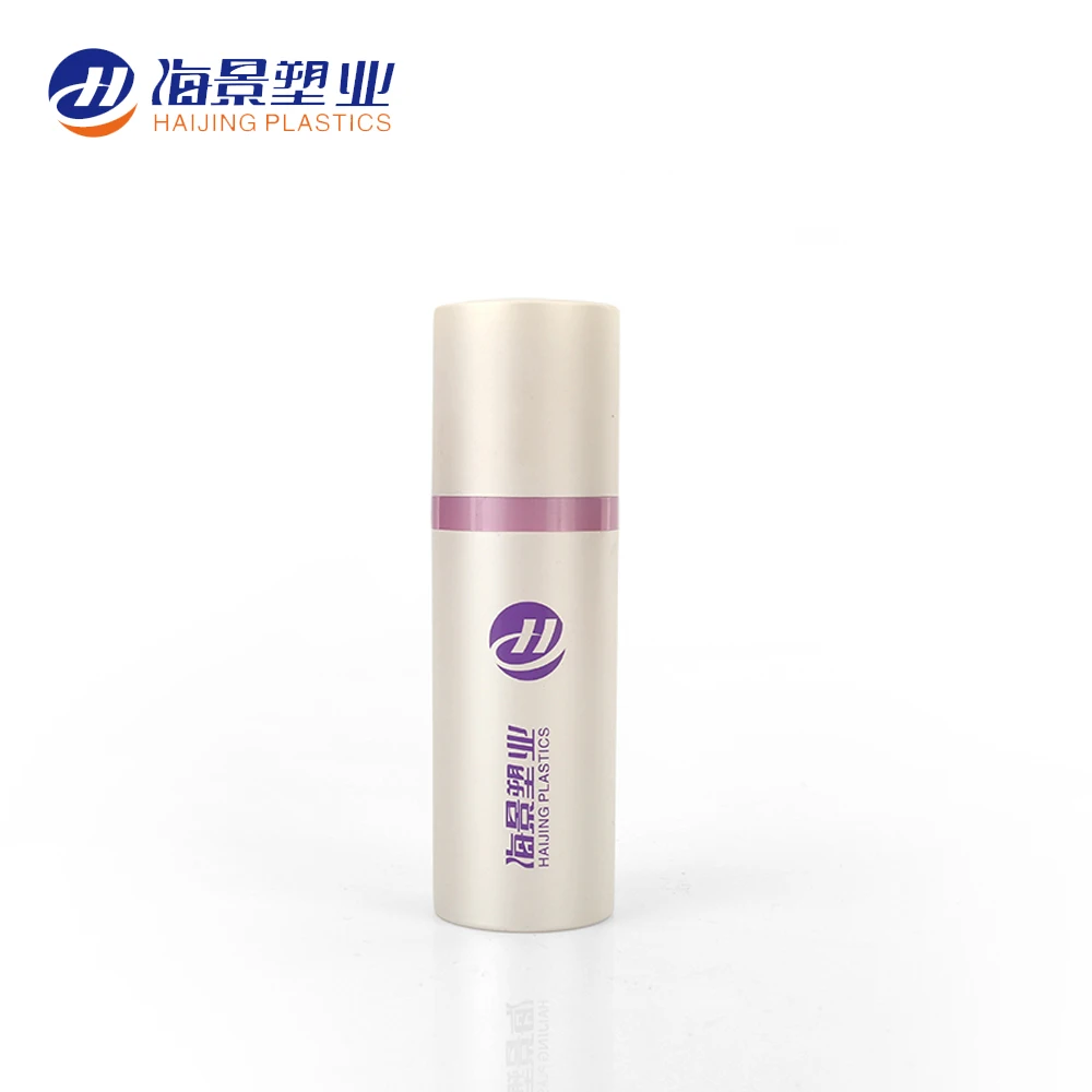 white color Airless Pump Lotion Bottle Manufacturer Cosmetic Plastic Screen Printing Logo 50 Ml Acrylic PUMP Sprayer bottle