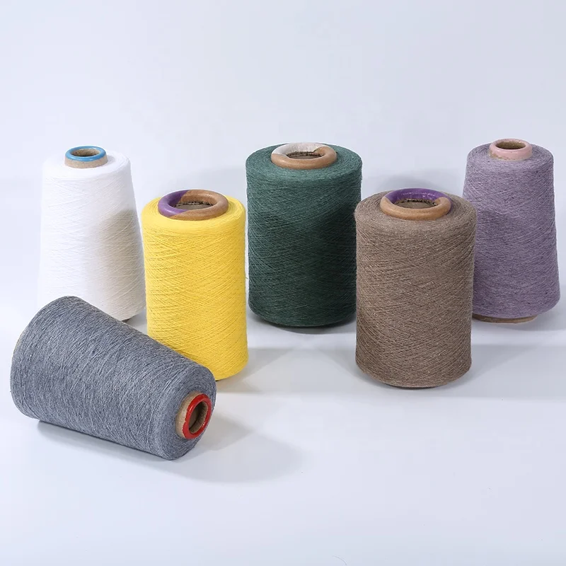 Big Capacity of Recycle Cotton Polyester Knitting Yarn