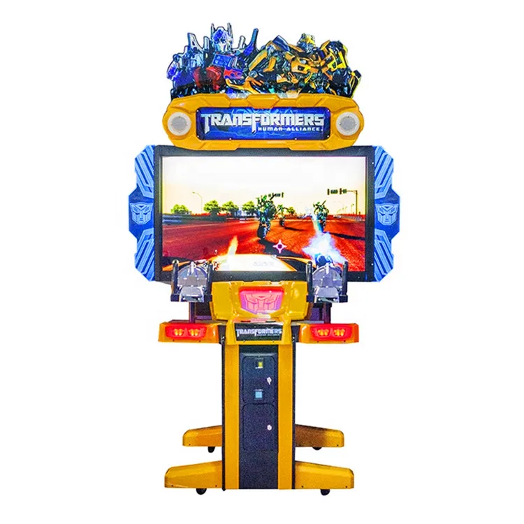 Threeplus second hand coin operated amusement game zone video game machine used transformer gun shooting arcade machine