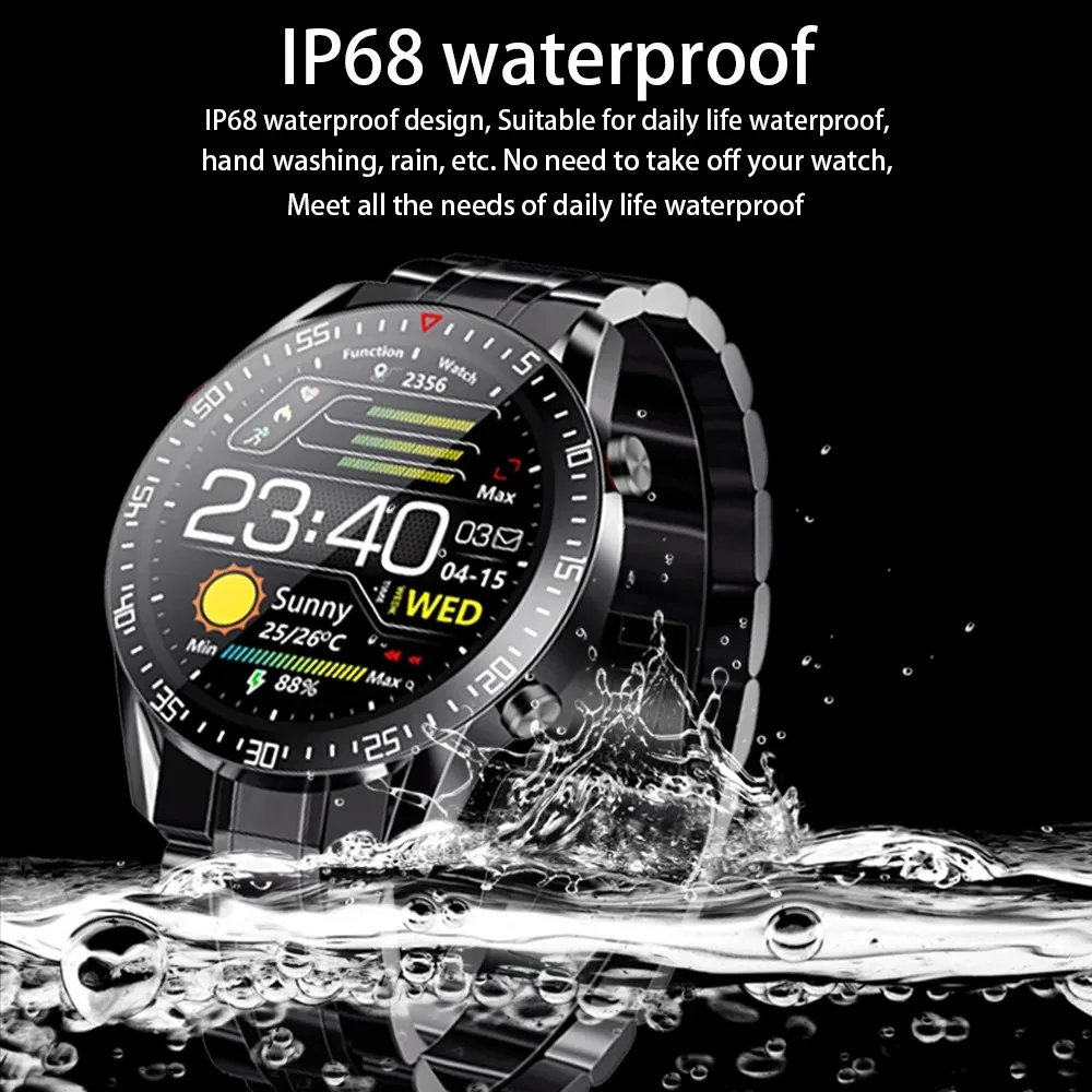 New C2+ smartwatch ip68 waterproof 1.3 high tech full touch screen sport smart watch with heart rate monitor
