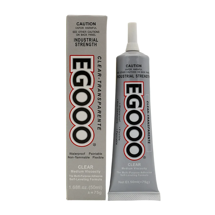 Cheap Factory Price Cyanoacrylate Gel Clear Ceramic Leather Super Glue 50ml EGOOO Glue Adhesive