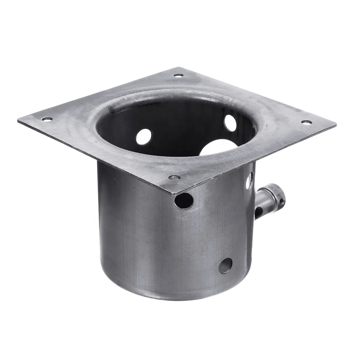 BBQ Grill Pellet Stove Iron Fire Burn Pot Fit For SELOWO Grill Replacement Part