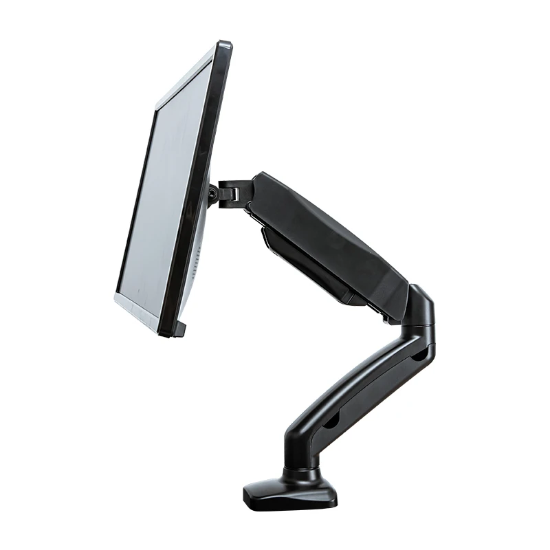 Adjustable Premium Gas Spring Single Desk Monitor mount Stand 12kg/26.4lbs Heavy Capacity Spring-Assisted Monitor Arm