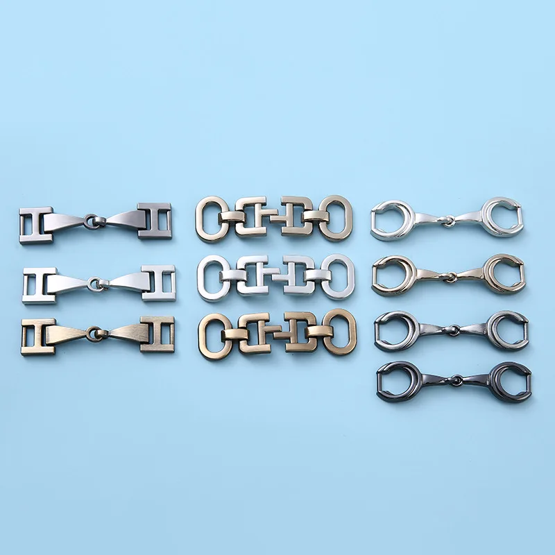 High Quality Metal Clip On Shoe Buckles Custom Women Shoe Chain Decoration Accessories