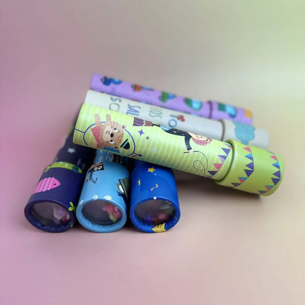 Classic Kaleidoscopes Educational Toys Return Gift Paper Tumble Tube Prism Gift Toy Plastic Paper Kaleidoscope for Kids
