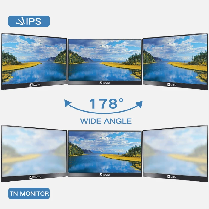  FHD IPS 133 дюйма 4k монитор игровой портативный LCD 1080P компьютерные мониторы с microtouch Type-C USB для ноутбука