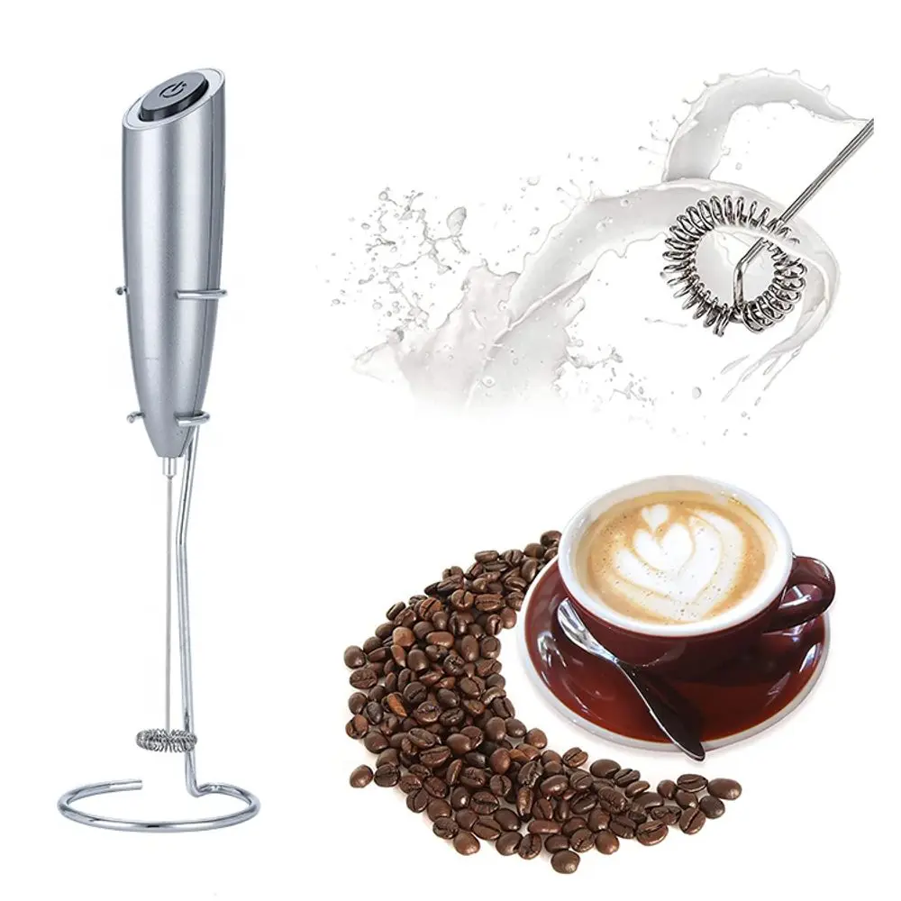 Detachable Electric Stainless Steel Automatic Handheld Coffee Foam Maker Electric Milk Frother
