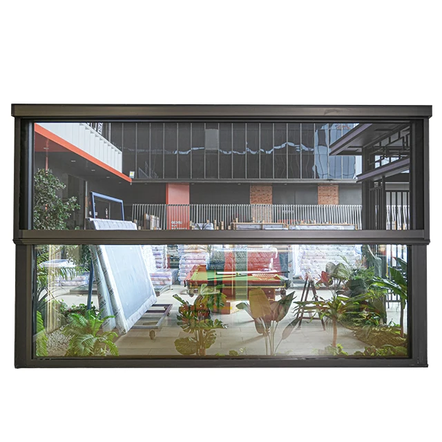 GEDELI House Hotel School Hurricane Protection Horizontal Sliding Window Electric Smart Lift up Window Aluminium Window