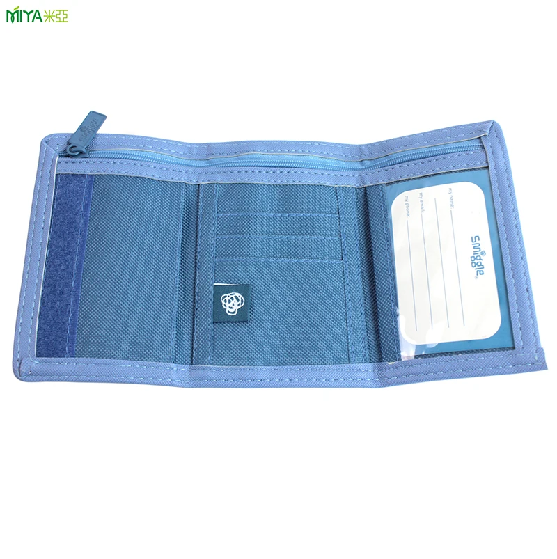 Custom cute fashion fold kids wallet for boys