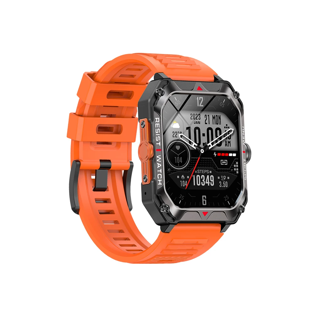 Elegantly Durable Smart Watch for Men with a Modern Look and Optimized Battery Performance for Daily Wear