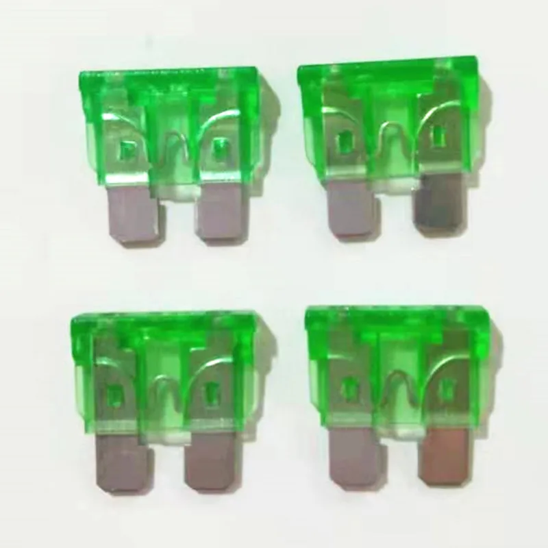 
Factory direct sale fuse Low Voltage 30 Ampere green blade fuse 
