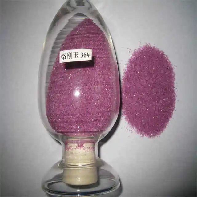 Haixu Abrasives Corundum Chromium Refractory Material Chromium Corundum Pink Fused Alumina