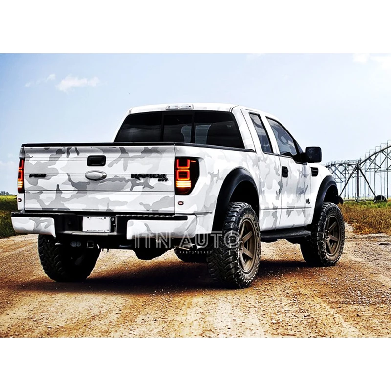 Upgrade Full LED flow dynamic taillight taillamp assembly for Ford Raptor F150 2008-2014 rear tail lamp tail light