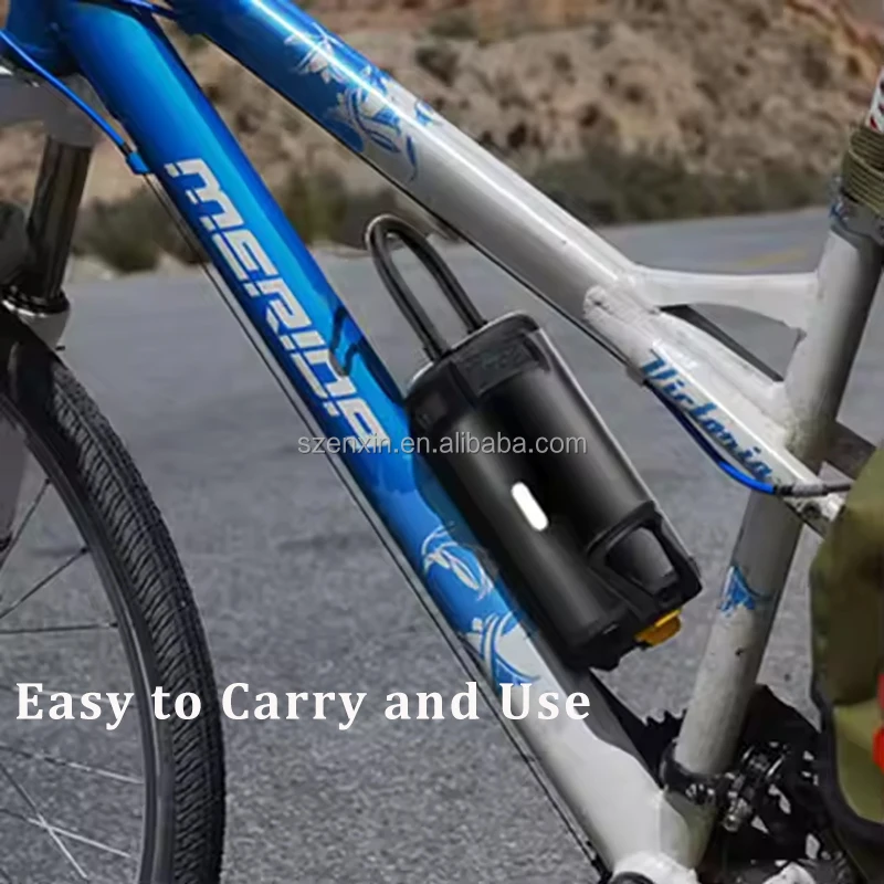 Mini Wireless Tire Inflator Air Pump LED Light Car Air Compressor Motorcycle Bicycle With Tire Pressure Monitor