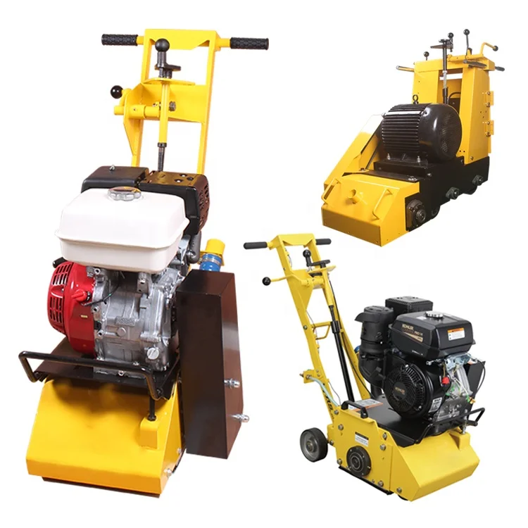 Floor Scraping Machine Walk Behind Manual Concrete Scarifier Planer Grinder 5.5 Hp Honda Floor Heating Milling Machine For Sale