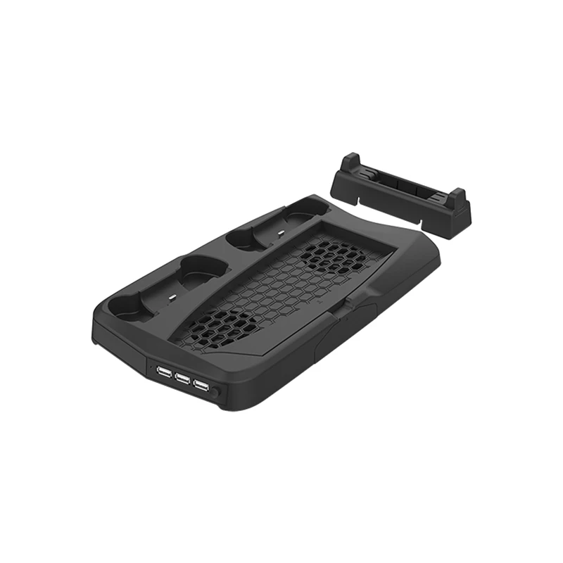 Многофункциональная охлаждающая подставка CoolRabbie для PS5, контроллер, зарядная док-станция для PS5, USB-концентратор, держатель для хранения дисков