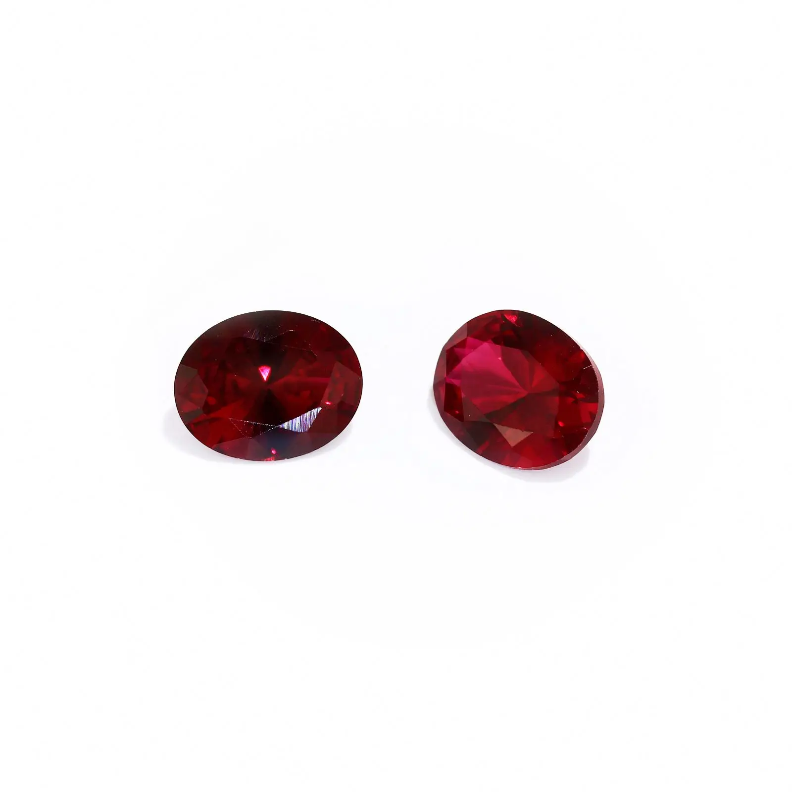 Megan wholesale Gems round Cut Synthetic Ruby Red CorundumStone With Wholesale Price 3.0Mm 46# Synthetic rough raw gems jewelry