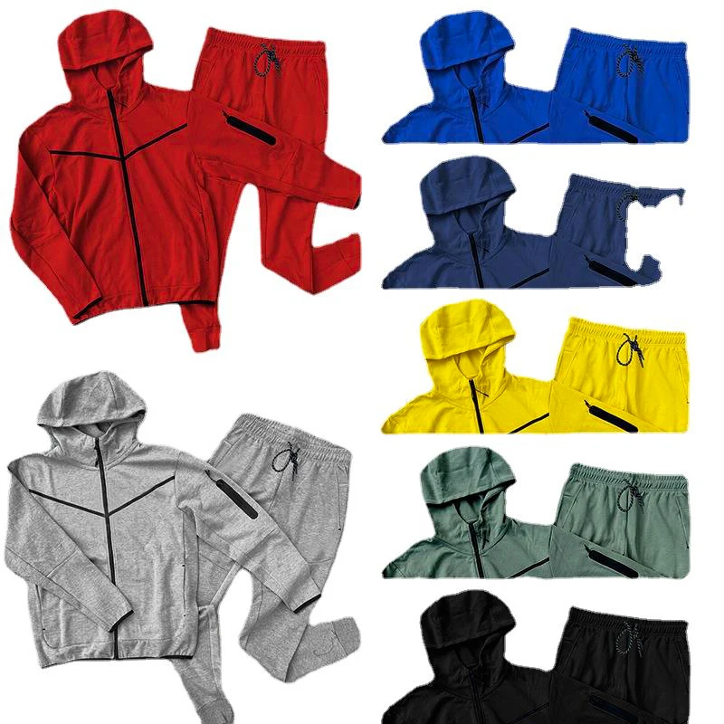Custom Logo Men Joggers Sets Tracksuit Sportswear For Mens Sets Training Wear Custom Gym Comfortable Mens Tracksuit