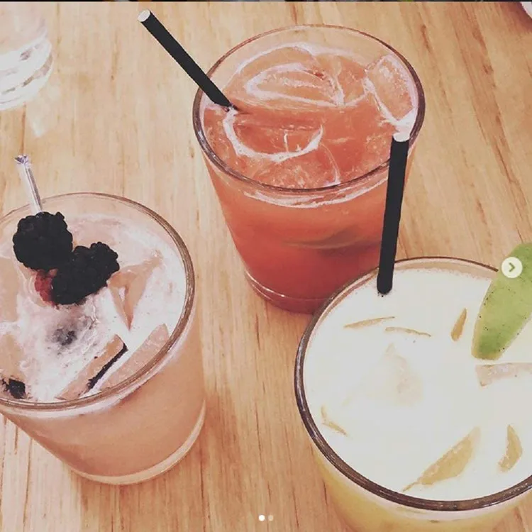 Hot sale High quality disposable biodegradable black paper drinking straws for cocktail party