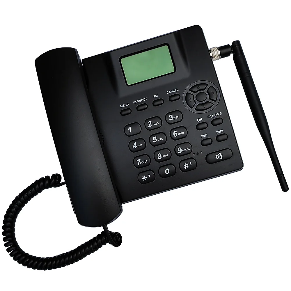 FM-радио многоязычный две sim-карты volte 4g lte фиксированный беспроводной телефон