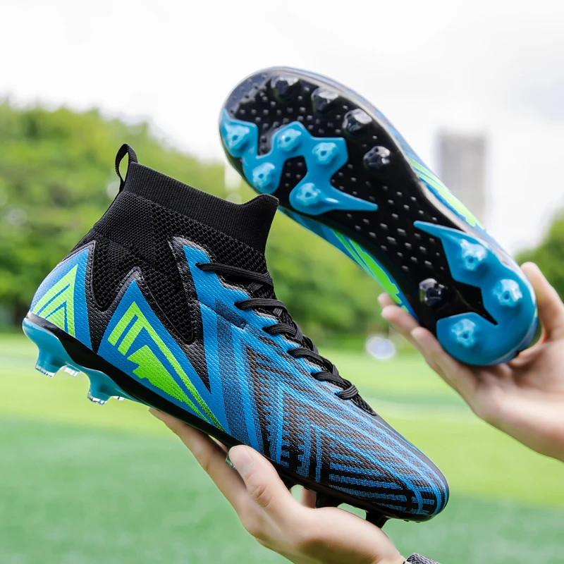 Luson Factory Custom wholesale Hot sale Cheap Outdoor Football Shoes Chuteiras Sepatu Indoor Soccer Shoes For Men