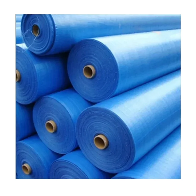 ПЭ брезент Фабричный изготовленный на заказ синий Hdpe для строительного материала