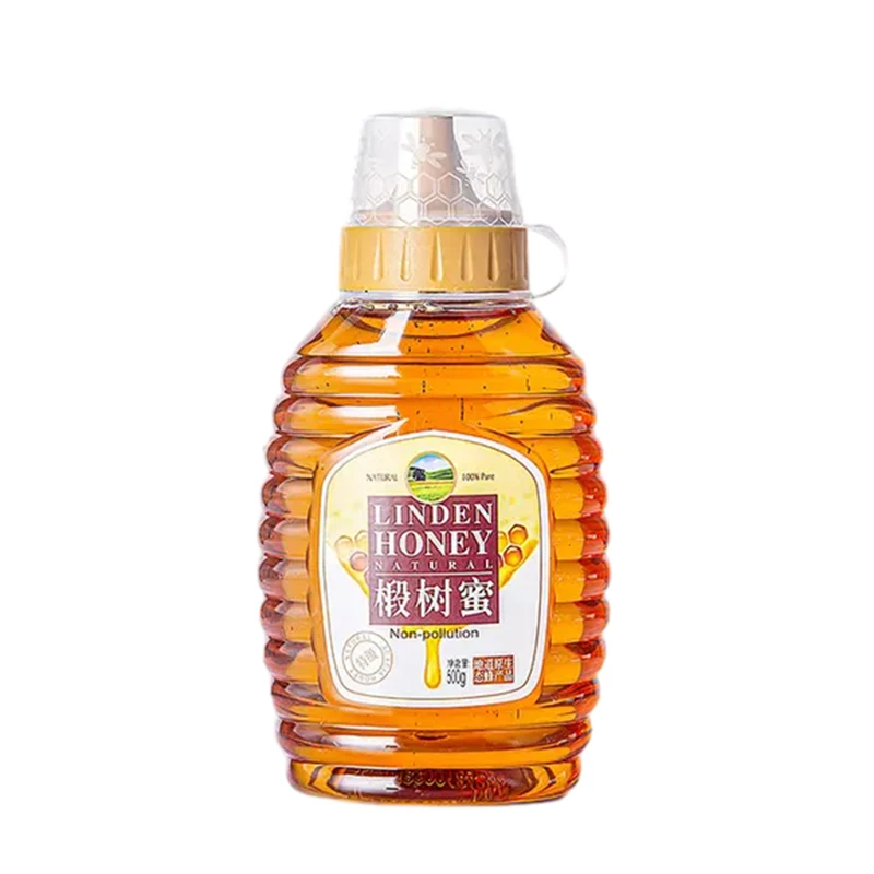 2023 China innovation designer product Pointed Mouth Honey Bottle Food Grade Squeeze Honey Bottle 500g 1000g