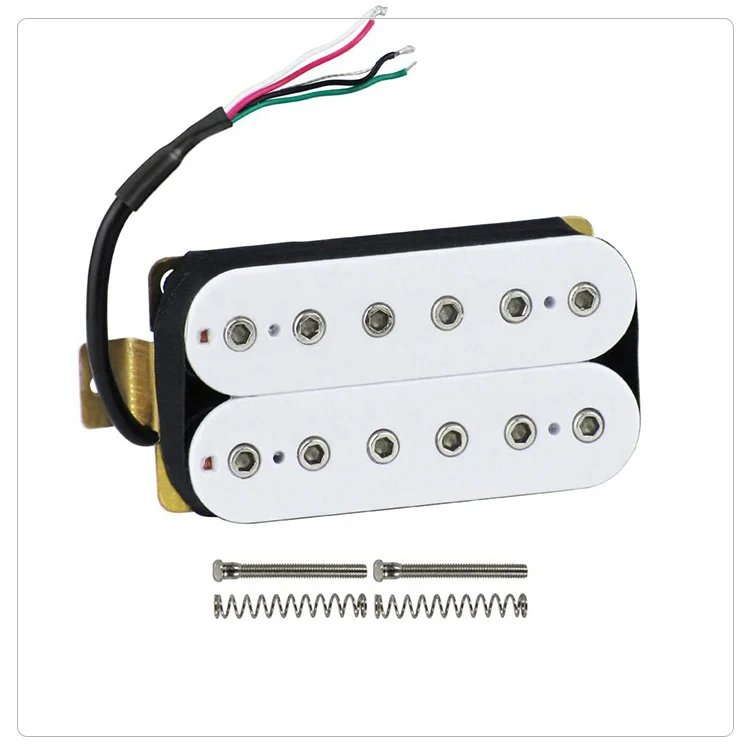 Wholesale Set of 2 Electric Guitar Pickup Humbucker with Brass Plate Made in China
