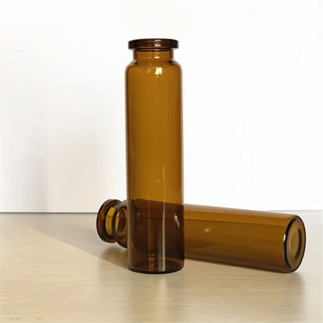 hot sale 5ml 10ml 15ml 20ml 20cc amber glass vials