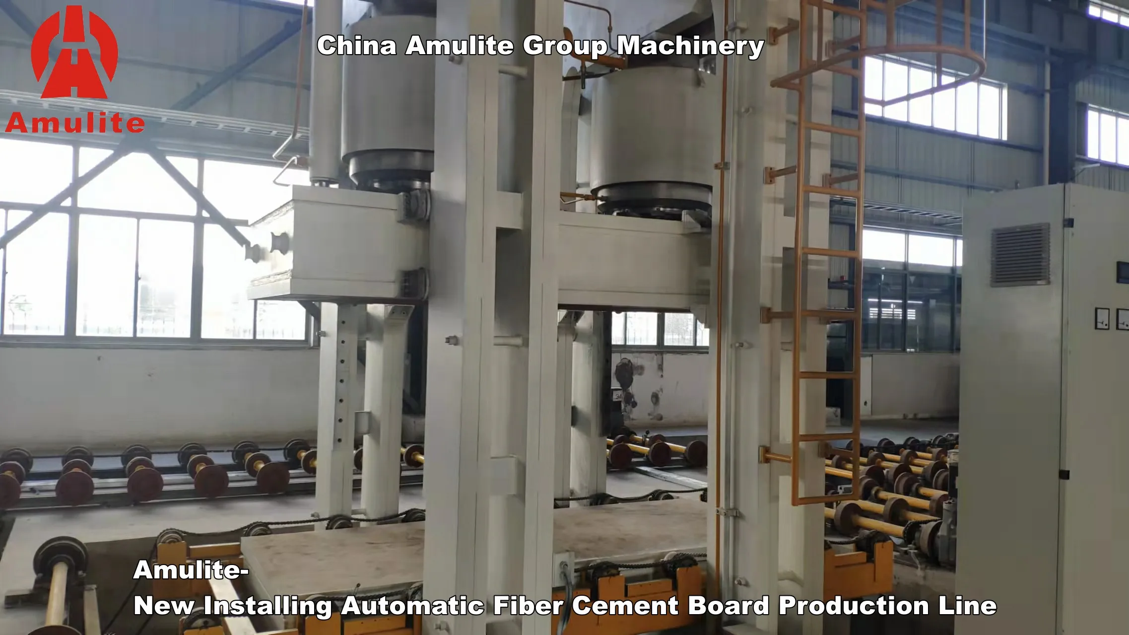 China Stacking Vacuum Lifting Vacuum Machinery Calcium Silicate Fiber Cement Board Production Line Plant Machine