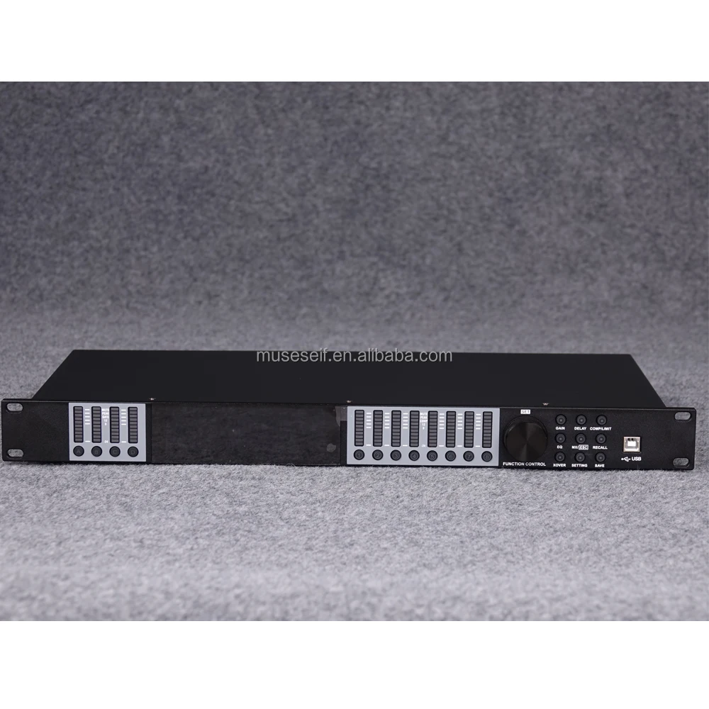 LD448 Professional Dj Sound System Digital Speaker Management DSP Crossover Audio Processor FIR 4 in 8 Out DSP Speaker Processor