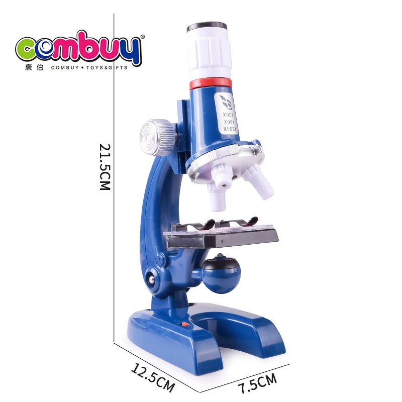 Children beginner science kits 100X 400X 1200X microscope