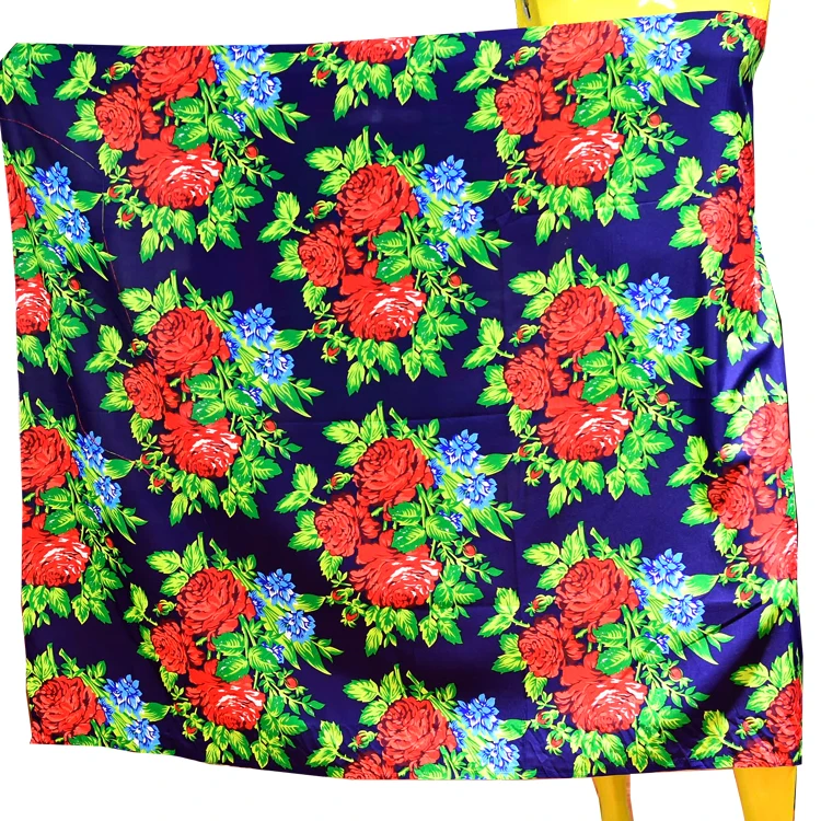 Direct china factory 100% polyester sequence ankara fabric african wax print