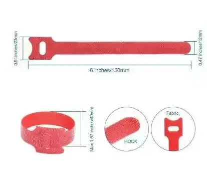 Wholesale price Cable ties Nylon hook and loop adjustable straps