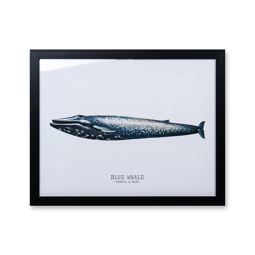 Verified manufacturers XINGCHENG Good Quality Whale Painting With Framed Decoration Wall Paintings Canvas Art