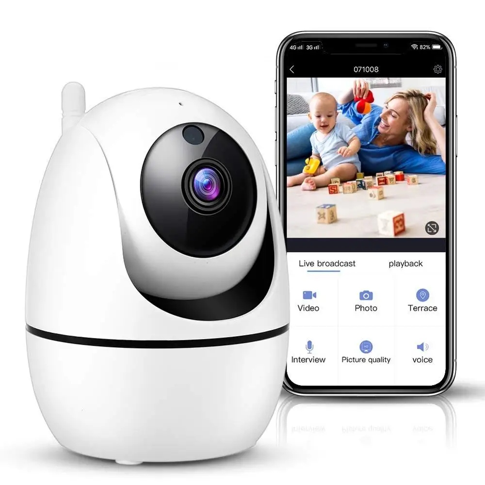 1080p IP Облачное беспроводное интеллектуальное автоматическое отслеживание ИИ Мониторинг безопасности людей сетевая видеонаблюдение Wi-Fi мини-камера Tf-карта