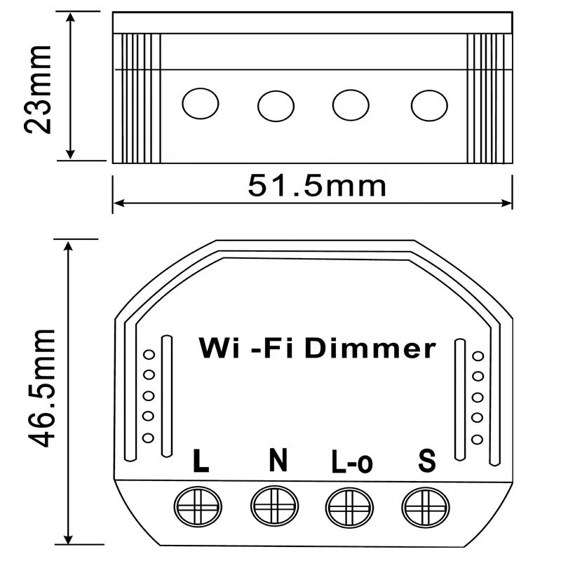 Световой светильник с затемнением