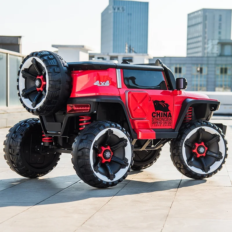 2021 Baby Electric Remote Control Battery Cars open doors  Sport car Two Seat For Kids To Drive Toys Ride On Car