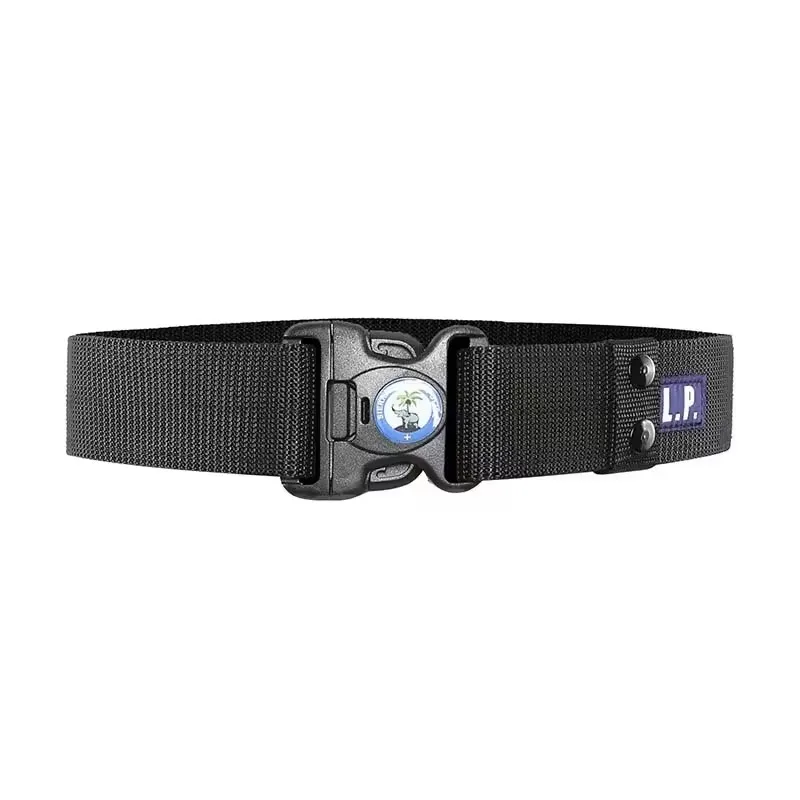 Customized Logo Black PP Nylon Fabric  Waist Belt