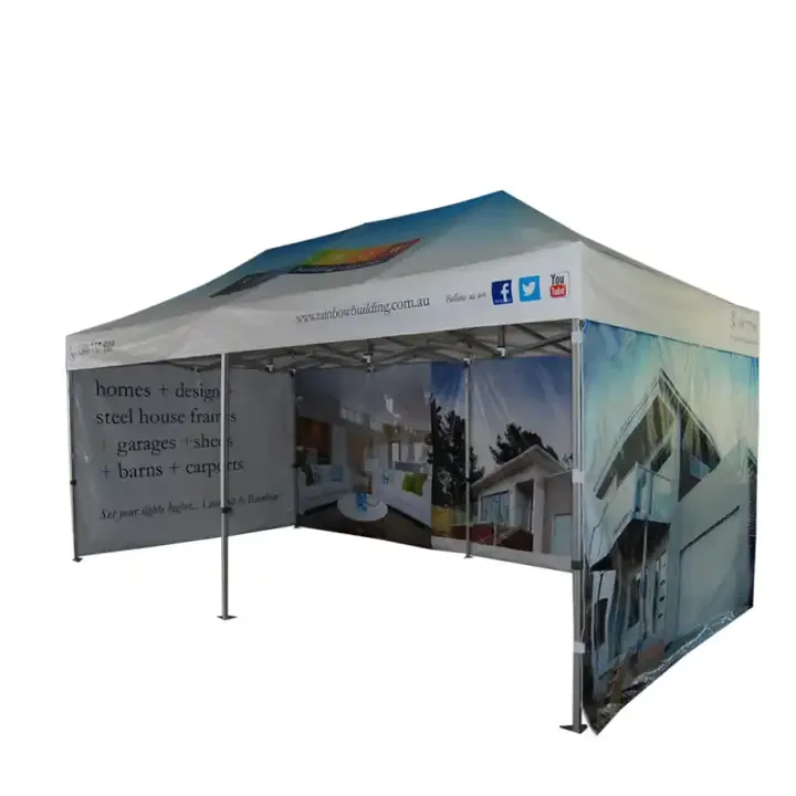 Custom design folding garden gazebo pop up racing tent for sale