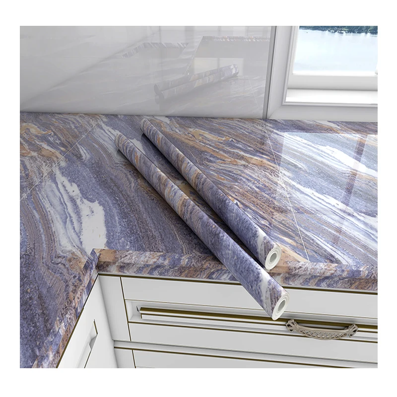 3d Self Adhesive Wallpaper For Kitchen Marble Wall Sticker Decoration Modern 3d Marble Film Wall Covering