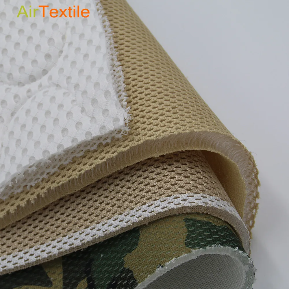 Cooling breathable 3d sandwich spacer air mesh fabric for car seat cushion