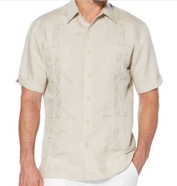 Guayabera Shirt Cuban shirt  Mexican shirt