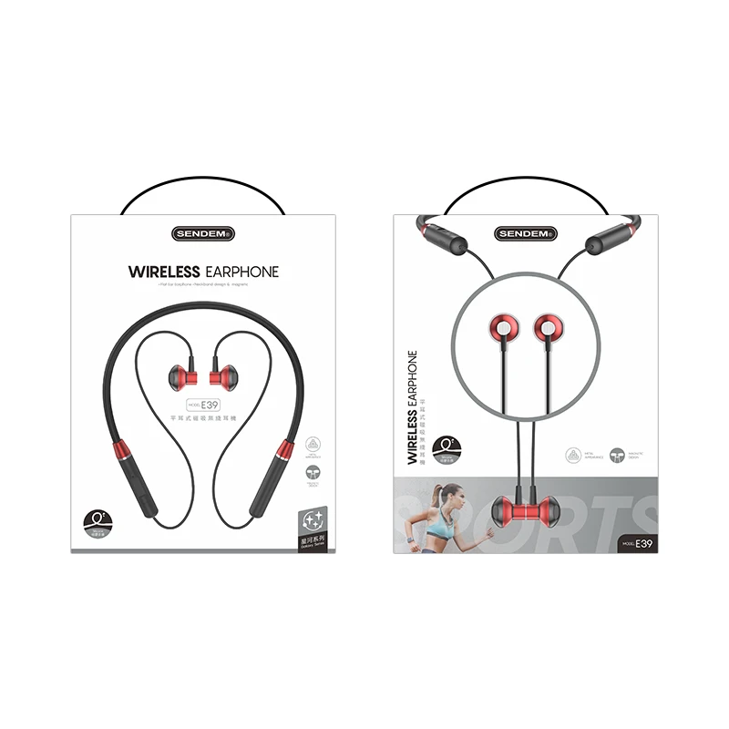  Headset Wireless Sports 10 Hours Stereo Portable 2021 New Running Fitness Outdoor Bt5.0 In-Ear Hanging Neck