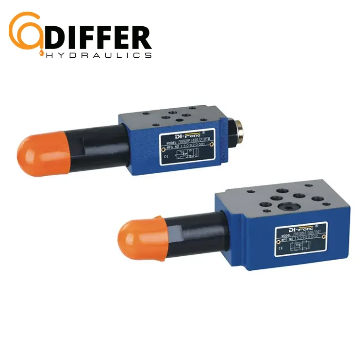 Z2DB6 Z2DB10 Rexroth Modular Relief Valve With Adjustable Pressure