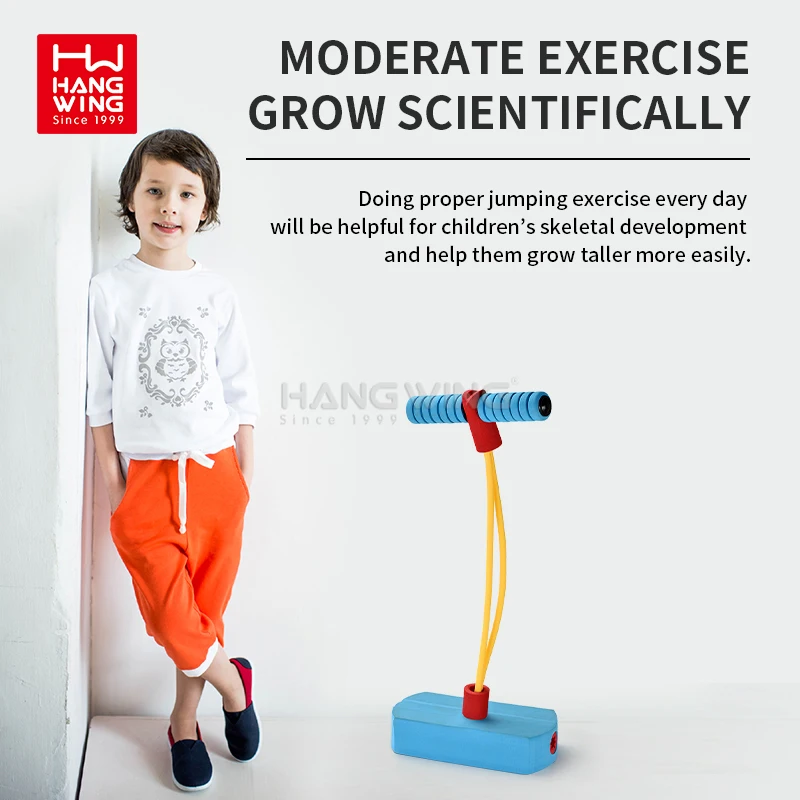 HW Kids Outdoor Sports Set Pogo Jumpers Foam Exercise Classical Toys Frog Jump Growing Bounce Stick
